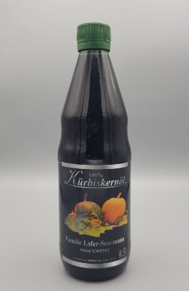 Show details for 100% Kürbiskernöl 0,5l Picture of 100% Kürbiskernöl 0,5l