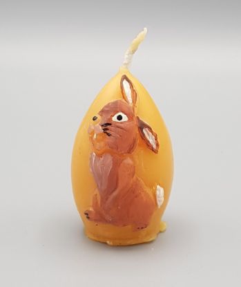 Zeige Details für Ei mit Hase aus Bienenwachs 52g Bild von Ei mit Hase aus Bienenwachs 52g