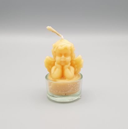 Zeige Details für Engel im Glas aus Bienenwachs 76g Bild von Engel im Glas aus Bienenwachs 76g