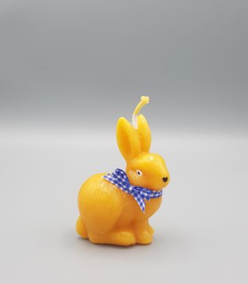 Zeige Details für Osterhase mit Schleife klein aus Bienenwachs 73g Bild von Osterhase mit Schleife klein aus Bienenwachs 73g