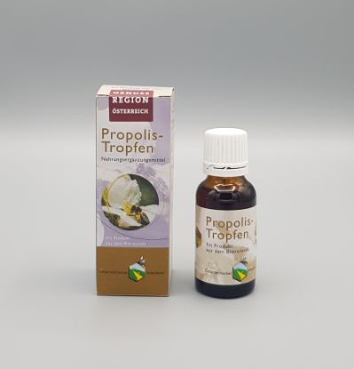 Show details for Propolis-Tropfen (Nahrungsergänzungsmittel) 20ml Picture of Propolis-Tropfen (Nahrungsergänzungsmittel) 20ml