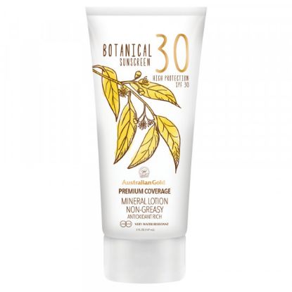 Show details for Australian Gold BOTANICAL Suncreen SPF 30 Mineral Lotion Picture of Australian Gold BOTANICAL Suncreen SPF 30 Mineral Lotion