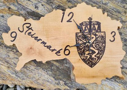 Show details for Länderuhr ausgeschnitten(ca45cm) Picture of Länderuhr ausgeschnitten(ca45cm)