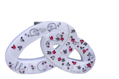 Zeige Details für Hochzeitskerze Ringe Bild von Hochzeitskerze Ringe