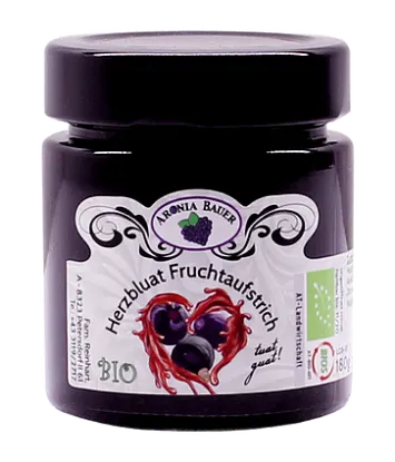 Show details for Bio Herzbluat Fruchtaufstrich 180g Picture of Bio Herzbluat Fruchtaufstrich 180g