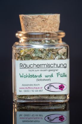 Show details for Räuchermischung WOHLSTAND UND FÜLLE Picture of Räuchermischung WOHLSTAND UND FÜLLE
