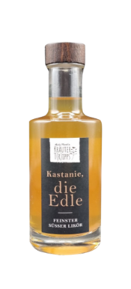 Zeige Details für "Die Edle" - feinster Kastanienlikör (200ml) Bild von "Die Edle" - feinster Kastanienlikör (200ml)