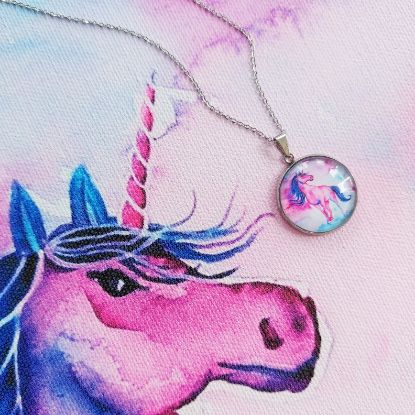 Zeige Details für Einhorn der Entschlossenheit - Halskette aus Edelstahl Bild von Einhorn der Entschlossenheit - Halskette aus Edelstahl