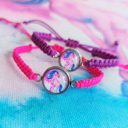 Zeige Details für Einhorn der Entschlossenheit - Makramee-Armband für Kinder Bild von Einhorn der Entschlossenheit - Makramee-Armband für Kinder