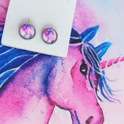Zeige Details für Einhorn der Entschlossenheit - Ohrstecker aus Edelstahl Bild von Einhorn der Entschlossenheit - Ohrstecker aus Edelstahl