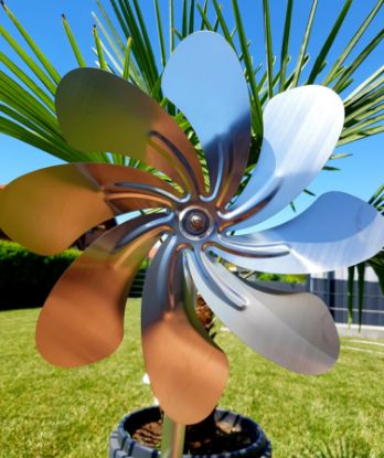 Show details for Edelstahl Windrad 40cm 360° drehbar Picture of Edelstahl Windrad 40cm 360° drehbar