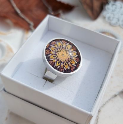 Zeige Details für Folge deinem Herzensweg - Ring aus Edelstahl Bild von Folge deinem Herzensweg - Ring aus Edelstahl