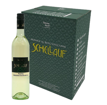 Show details for Riesling Vulkanland Steiermark DAC - 0,75l - 6er Weinkarton Picture of Riesling Vulkanland Steiermark DAC - 0,75l - 6er Weinkarton