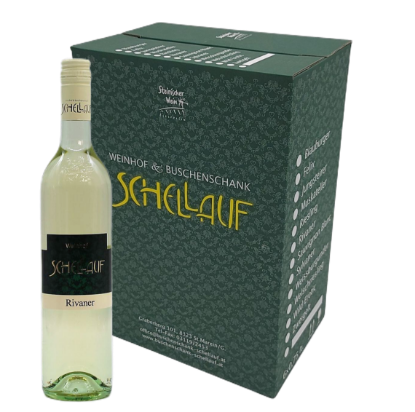Show details for Wein - Rivaner - 0,75l - 6er Weinkarton Picture of Wein - Rivaner - 0,75l - 6er Weinkarton