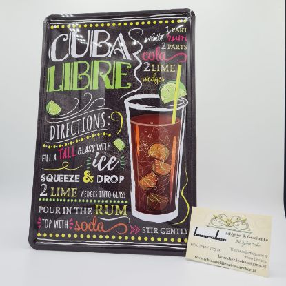 Show details for Blechschild Cuba Libre Picture of Blechschild Cuba Libre