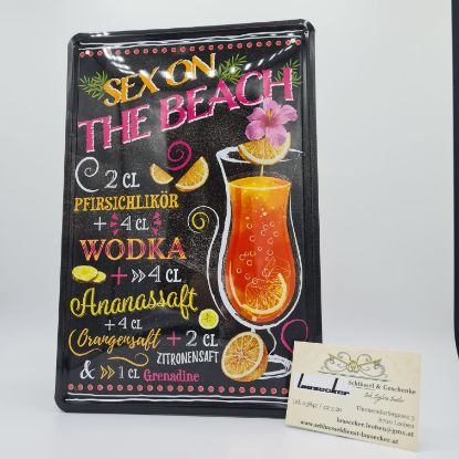 Show details for Blechschild Sex On The Beach Picture of Blechschild Sex On The Beach