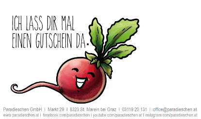 Show details for Paradieschen Gutschein-Karte Picture of Paradieschen Gutschein-Karte