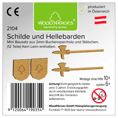 Zeige Details für 2102 Schilde und Helebarden Bild von 2102 Schilde und Helebarden