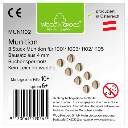 Zeige Details für Mun1102 8x Kugelmunition klein Bild von Mun1102 8x Kugelmunition klein