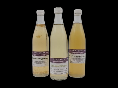 Zeige Details für Zitronenblatt - Sirup 500ml Flasche Bild von Zitronenblatt - Sirup 500ml Flasche