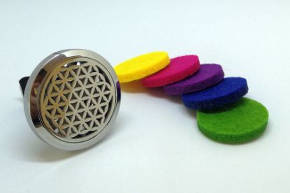 Zeige Details für Aroma-Clip Autobedufter - Blume des Lebens Bild von Aroma-Clip Autobedufter - Blume des Lebens