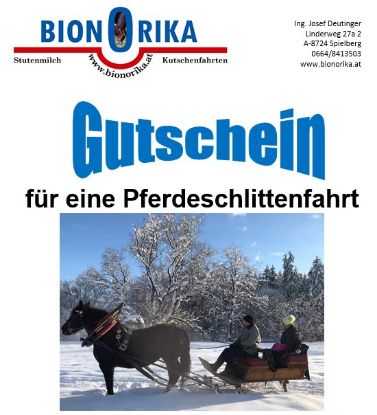 Zeige Details für Pferdeschlittenfahrt Murtal - Gutschein Bild von Pferdeschlittenfahrt Murtal - Gutschein