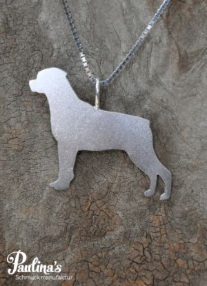 Zeige Details für Ketten-Anhänger Rottweiler Silber Bild von Ketten-Anhänger Rottweiler Silber