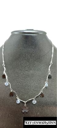 Zeige Details für Edelstahlkette in Silber mit Kleeblatt Bild von Edelstahlkette in Silber mit Kleeblatt