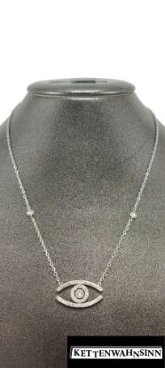 Zeige Details für Edelstahlkette Silber mit Auge Bild von Edelstahlkette Silber mit Auge
