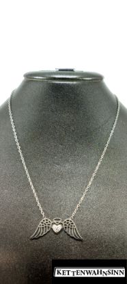 Zeige Details für Edelstahlkette in Silber mit Schutzengel Bild von Edelstahlkette in Silber mit Schutzengel