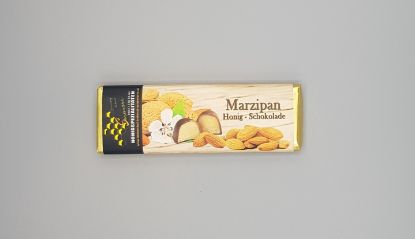 Show details for Honigschokolade Marzipan 80g Picture of Honigschokolade Marzipan 80g