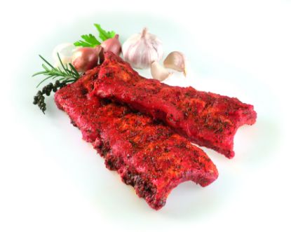 Show details for S-Spare Ribs mariniert, 2er SB vac. (ca 1.000g) - Vorbestellung bis Donnerstag 11:00 Uhr Picture of S-Spare Ribs mariniert, 2er SB vac. (ca 1.000g) - Vorbestellung bis Donnerstag 11:00 Uhr