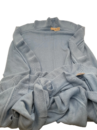 Zeige Details für Damenponcho Hellblau Bild von Damenponcho Hellblau