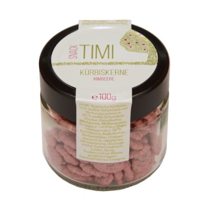 Show details for Kürbiskerne Himbeer 100g Picture of Kürbiskerne Himbeer 100g