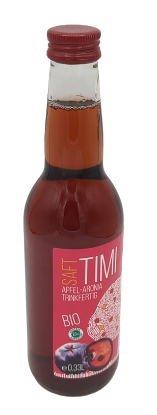 Show details for BIO Apfel-Aroniasaft / trinkfertig 0,33lt. Picture of BIO Apfel-Aroniasaft / trinkfertig 0,33lt.