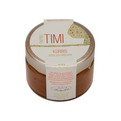 Show details for Fruchtiges Kürbis-Chutney 120g Picture of Fruchtiges Kürbis-Chutney 120g