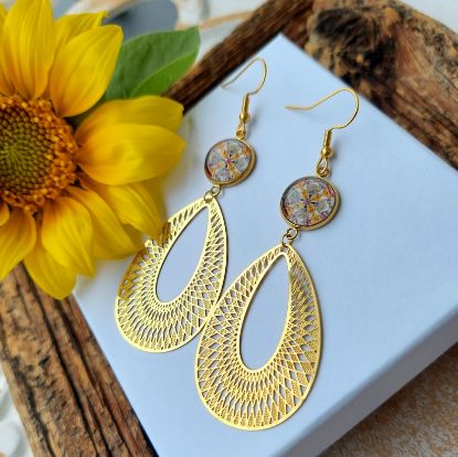 Zeige Details für DivineFeminine - Ohrhänger mit Anhänger ELISA Bild von DivineFeminine - Ohrhänger mit Anhänger ELISA