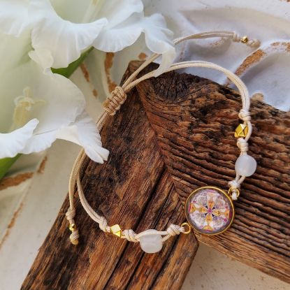 Zeige Details für DivineFeminine-Mandala - Armband mit Mondstein Bild von DivineFeminine-Mandala - Armband mit Mondstein