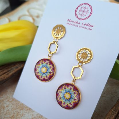 Zeige Details für Mandala der wahren Werte - Ohrstecker THEA Bild von Mandala der wahren Werte - Ohrstecker THEA