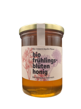 Show details for BIO Frühlingsblüten Honig 520g - BIO Imkerei Aquilin Moser Picture of BIO Frühlingsblüten Honig 520g - BIO Imkerei Aquilin Moser