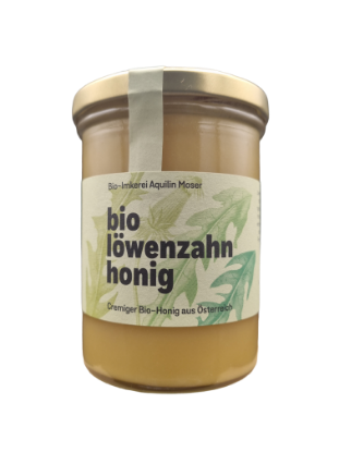 Show details for BIO Löwenzahn Honig 520g - BIO Imkerei Aquilin Moser Picture of BIO Löwenzahn Honig 520g - BIO Imkerei Aquilin Moser