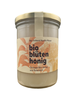 Show details for BIO Blüten Honig 520g - BIO Imkerei Aquilin Moser Picture of BIO Blüten Honig 520g - BIO Imkerei Aquilin Moser