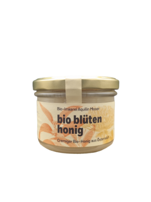 Show details for BIO Blüten Honig 260g - BIO Imkerei Aquilin Moser Picture of BIO Blüten Honig 260g - BIO Imkerei Aquilin Moser