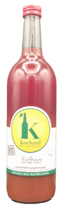 Show details for BIO Erdbeer-Fruchtsaft o,75l - Kochauf Picture of BIO Erdbeer-Fruchtsaft o,75l - Kochauf
