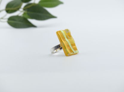 Zeige Details für Ring - Kollektion "Mosaik" - gelb Bild von Ring - Kollektion "Mosaik" - gelb