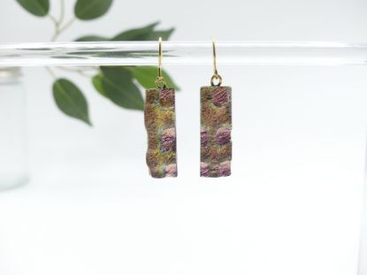 Zeige Details für Ohrringe - Kollektion "Mosaik" - rosa Bild von Ohrringe - Kollektion "Mosaik" - rosa