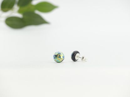 Zeige Details für Ohrstecker - Kollektion "Mosaik" - türkis/grün Bild von Ohrstecker - Kollektion "Mosaik" - türkis/grün