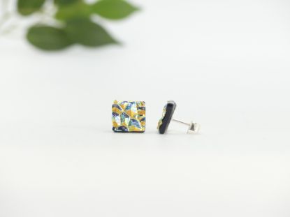 Zeige Details für Ohrstecker - Kollektion "Mosaik" - bunt Bild von Ohrstecker - Kollektion "Mosaik" - bunt