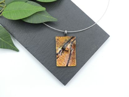 Zeige Details für Glasanhänger - Kollektion "Mosaik" - gelb/orange Bild von Glasanhänger - Kollektion "Mosaik" - gelb/orange