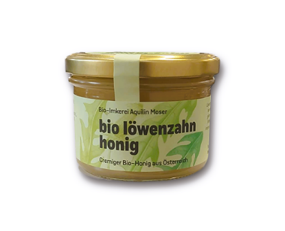 Show details for BIO Löwenzahn Honig 260g - BIO Imkerei Aquilin Moser Picture of BIO Löwenzahn Honig 260g - BIO Imkerei Aquilin Moser